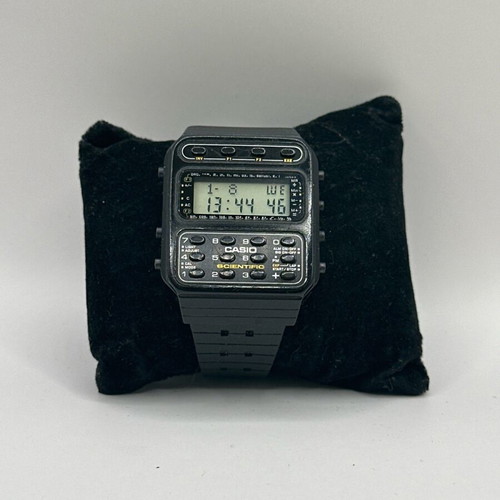 Casio CFX-20 Scientific 197 used men's black wristwatch