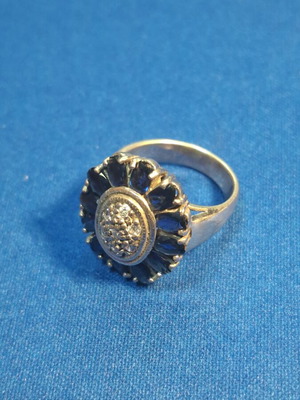 Silver ring with 925 stamp, new, adjustable sizes