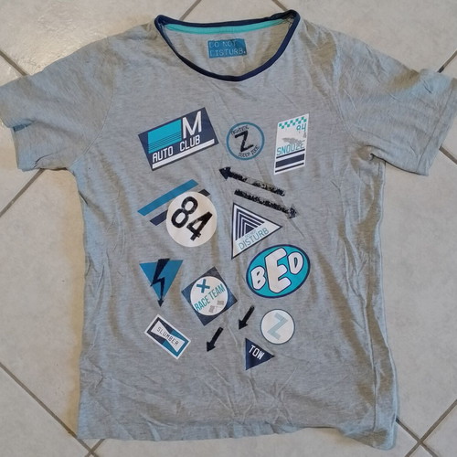 Boys' t-shirt pack used, 3 pieces for ages 13-14