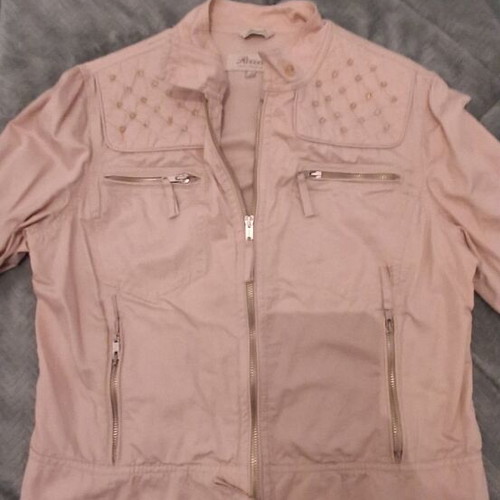 Rococo jacket like new, beige and pink, size L
