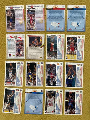 NBA Upper Deck 1992 cards used