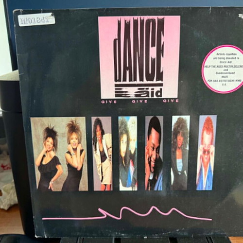 Dance Aid Give Give Give 12'' Maxi vinyl like new