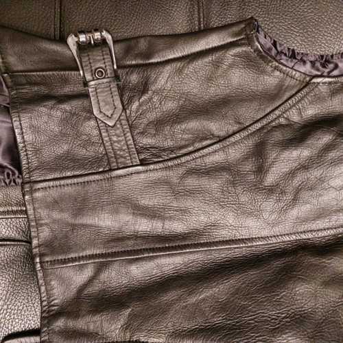 Newton leather vest like new, black, size M