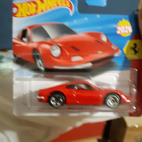 Ferrari model cars 1/64 scale new pack with Daytona SP3 2021 and Dino 206 GT 1967