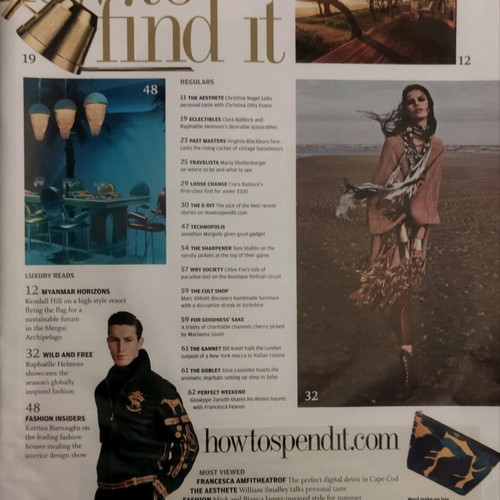 Financial Times fashion magazines used, set of 2, 2019