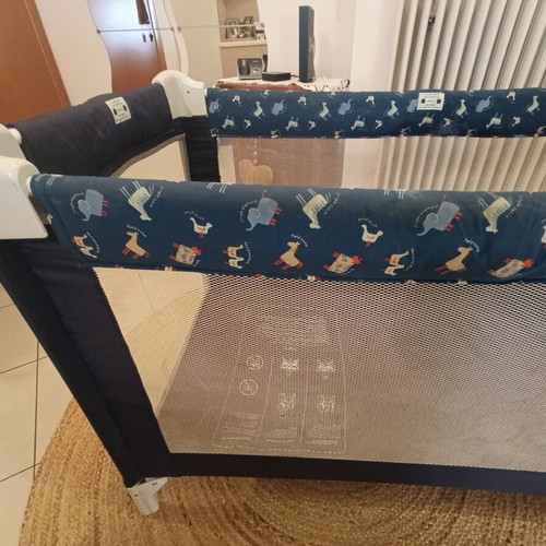 Playpen used with frame and cover, includes new stroller