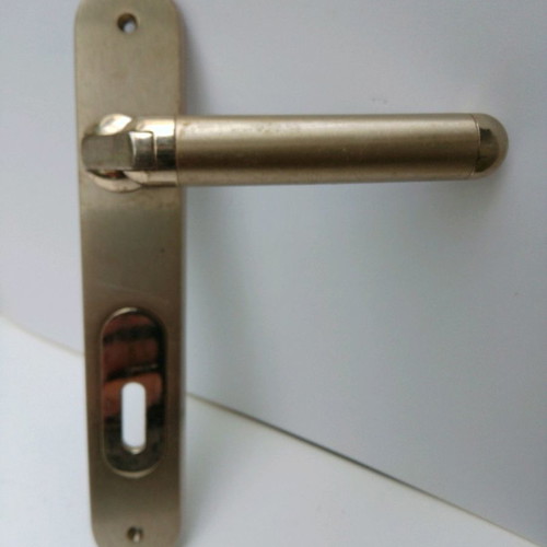 Bronze door handle single used