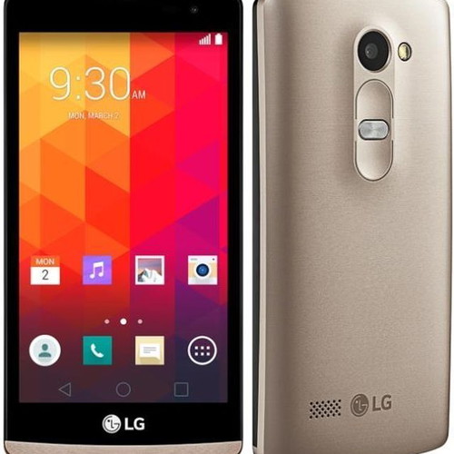 LG Leon 4G LTE used gold smartphone