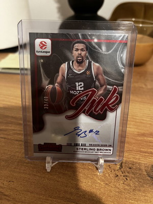 Panini Contenders Euroleague Sterling Brown Auto card numbered 19, like new