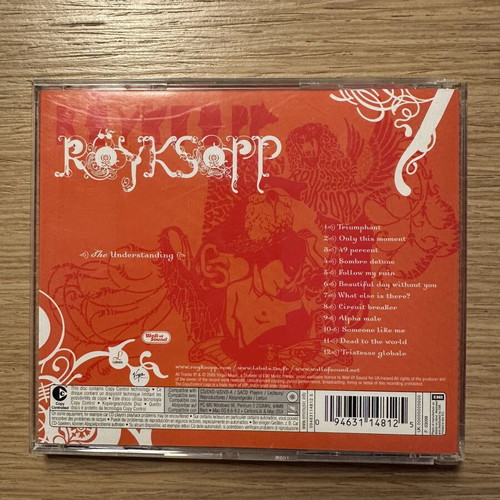 Röyksopp The Understanding CD used, electronic album