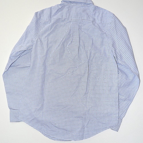 Ralph Lauren long sleeve shirt, size 16 years, white and blue