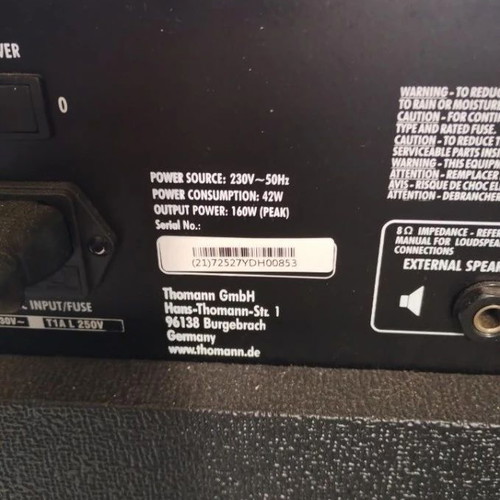 The t.amp PA 4080 KB console amplifier like new with 5GB Korg sound sets