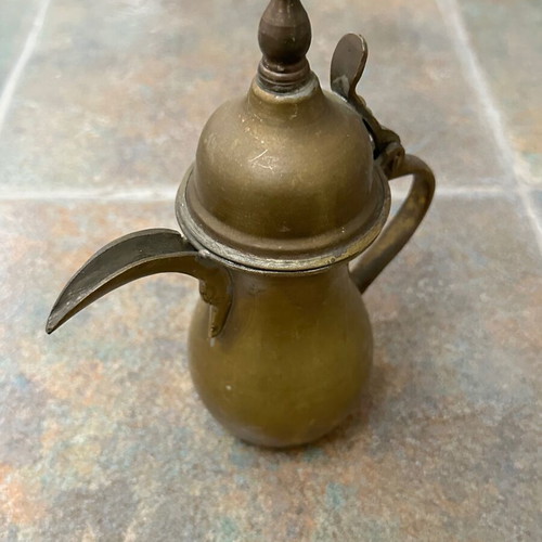 Vintage Ottoman Brass Teapot DALLAH like new