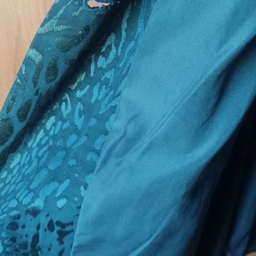 Zizzi blazer with print No 48 cypress green, new, 4XL
