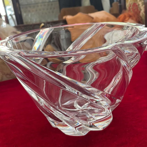RCR Italian Crystal Large Bowl with Fine Design 22.5x16