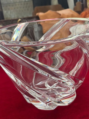 RCR Italian Crystal Large Bowl with Fine Design 22.5x16