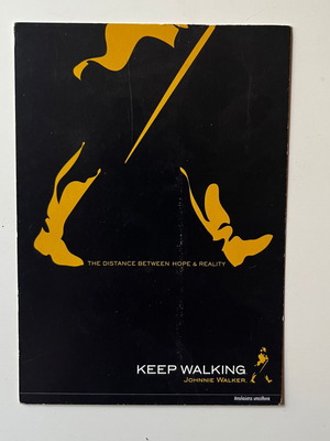 Johnnie Walker Postcard like new