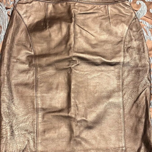 Faux leather skirts used, size M, black, set of 2