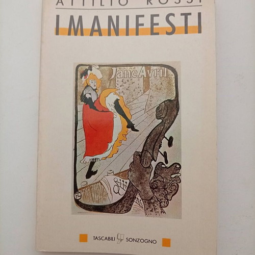 I Manifesti vintage book by Attilio Rossi in like new condition, Italian