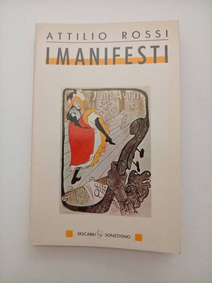 I Manifesti vintage book by Attilio Rossi in like new condition, Italian