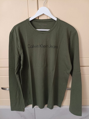 Calvin Klein men's long sleeve shirt like new, green, size L
