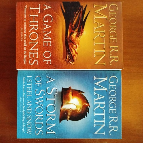 Game of Thrones first 4 books like new in English