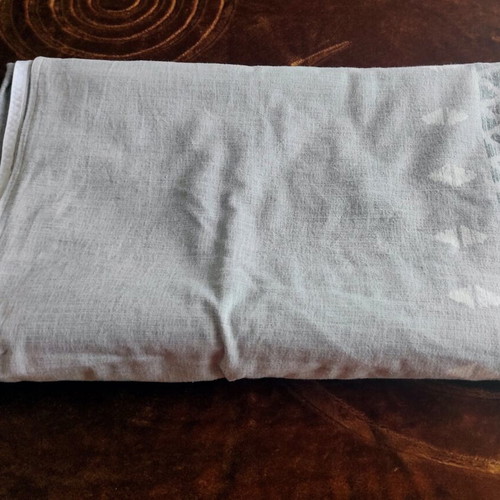 Gray cotton duvet cover 235x155 like new