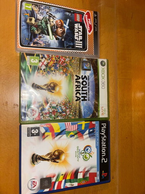 Lego Star Wars III, 2010 FIFA World Cup South Africa, FIFA World Cup Germany 2006 games used