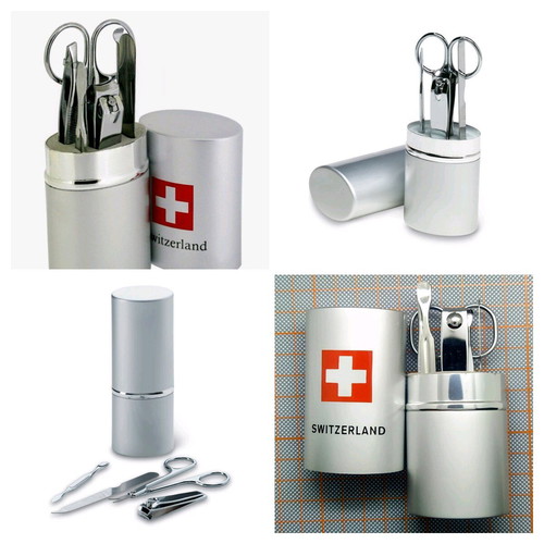 Swiss Collection nail care set new in aluminum case