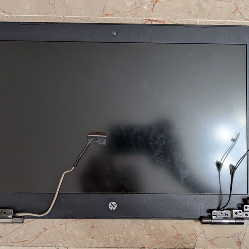 HP Pavilion 15-bc Laptop Screen 15.6" used, complete set with hinges and camera