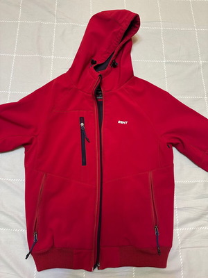 Basehit men's jacket like new, deep red, warm for winter