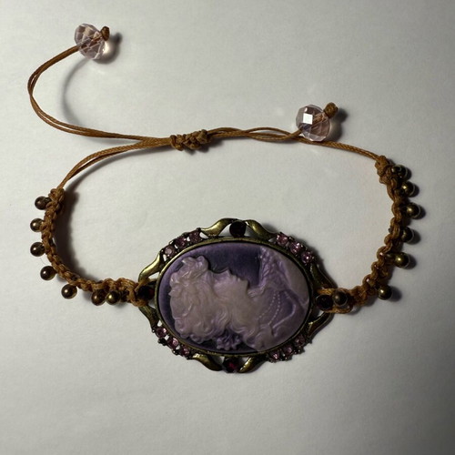Carmen bracelet used, pink and purple
