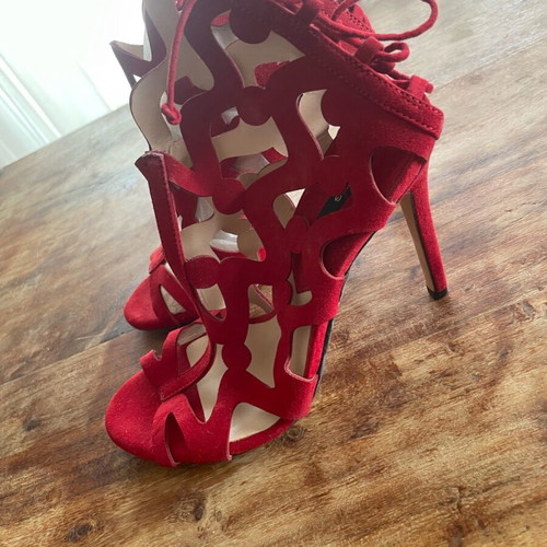 Mango red sandals new, size 37
