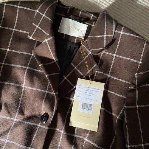 Brown blazer jacket Stine Goya new with tags