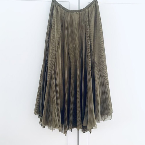 Dyens + Fotinaki midi skirt, khaki, medium