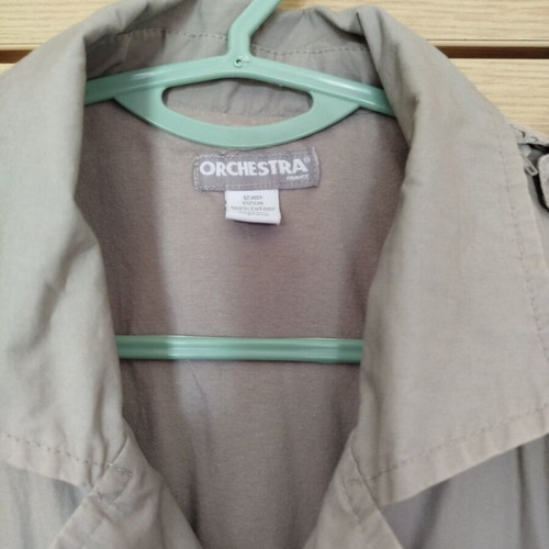 Orchestra trench coat for 12 years like new, grey