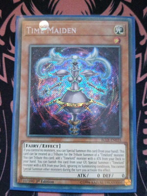 Time Maiden BLLR Secret Rare 1st Edition new