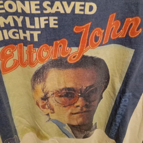 Gucci Elton John t-shirt like new, beige, unisex size M