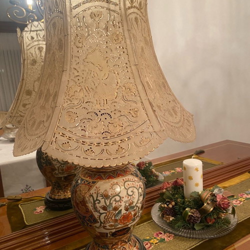 Japanese table lamp used