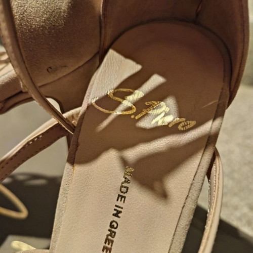 S.Piero women's sandal like new, sugar color, size 38