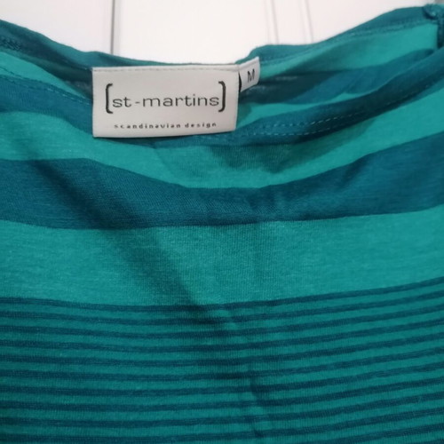 St Martins long-sleeve blouse used, petrol color, size M