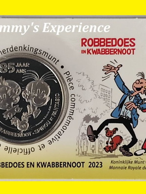 Spirou and Fantasio 5 ευρώ επίσημο relief νόμισμα 2023 καινούργιο σε Coin Card