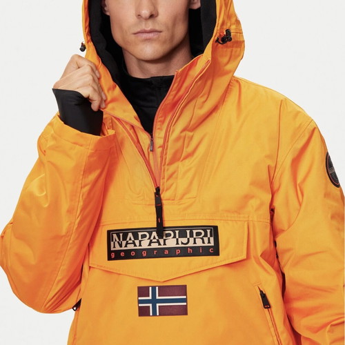 Napapijri Rainforest Next men's jacket new, orange, size L