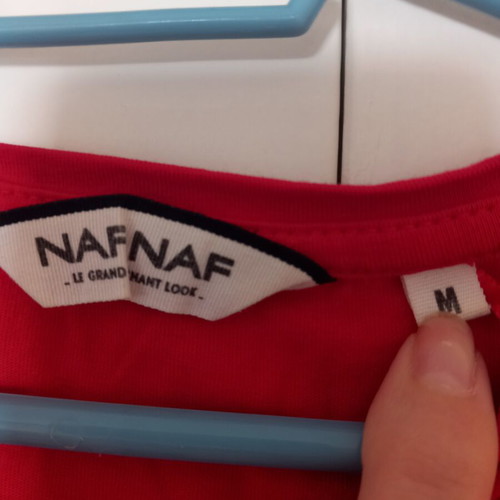 Naf Naf blouse like new, red, size M