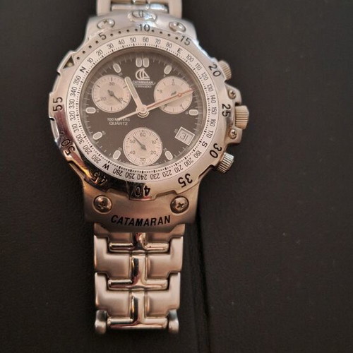 Catamaran Tornado men's watch like new, black dial