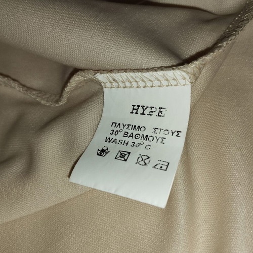 Hype pink-nude dress with lace like new, size M