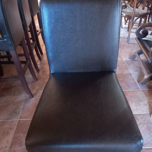 Leather stools used for bar or home use