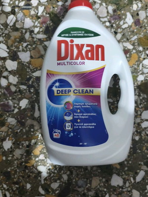 Dixan Multicolor Deep Clean υγρό απορρυπαντικό ρούχων 2,160 L για 48 πλύσεις