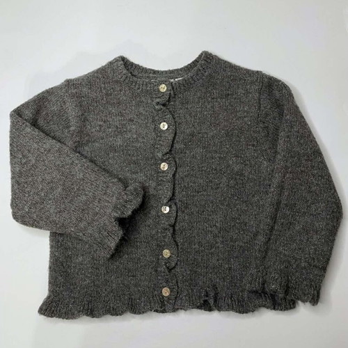 Zara knitted cardigan like new, gray, size 98 cm for 3-year-old girl