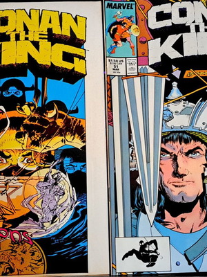Conan the King 2 τεύχη μεταχειρισμένα Marvel Comics στα αγγλικά